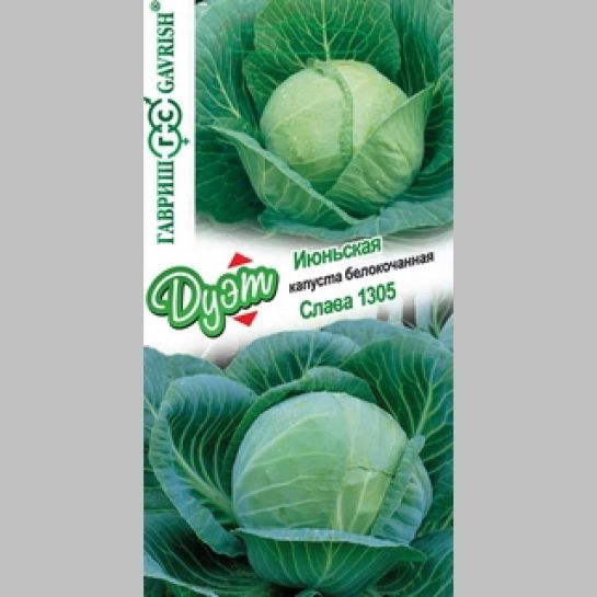 Дуэт Капуста Июньская +Слава 1305