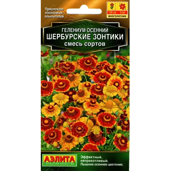 Гелениум Шербурские зонтики смесь сортов
