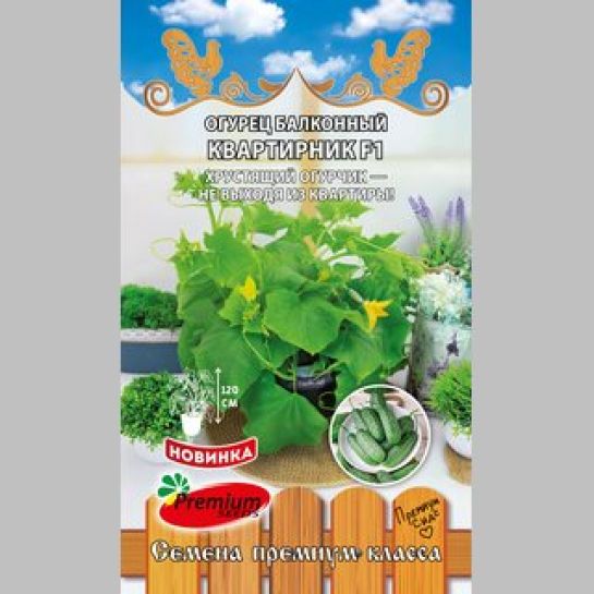 Огурец Квартирник F1 балконный