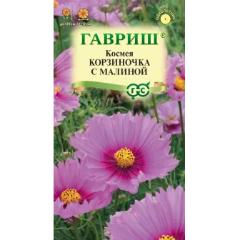 Космея Корзиночка с малиной