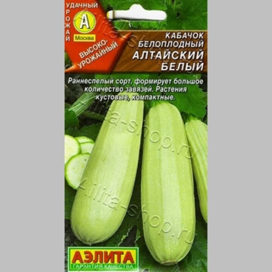 Кабачок Алтайский белый
